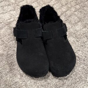 Birkenstock London shearling lined 38N